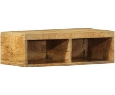 Sieninė televizoriaus spintelė, 60x30x19cm, mango mediena