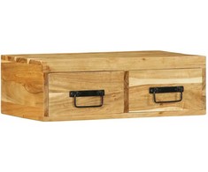 Sieninė televizoriaus spintelė, 60x30x19cm, akacija