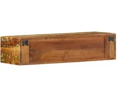 Sieninė televizoriaus spintelė, 80x30x19cm, perdirbta mediena