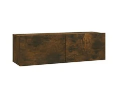 TV staliukas Sieninė televizoriaus spintelė, ąžuolo, 100x30x30 cm, mediena