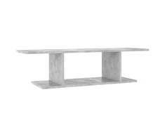 TV staliukas Sieninė televizoriaus spintelė, betono pilka, 103x30x26,5cm