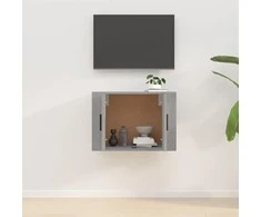TV staliukas Sieninė televizoriaus spintelė, pilka ąžuolo, 57x34,5x40cm