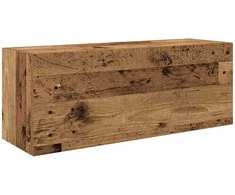Sieninė vonios kambario spintelė, medienos, 80x25x30cm, mediena