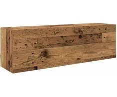 Sieninė vonios kambario spintelė, medienos, 100x25x30cm