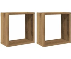 Sieninės lentynos, 2vnt., artisano, 30x15x30cm, mediena