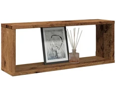 Sieninės lentynos, 2vnt., medienos, 60x15x23cm, MDP