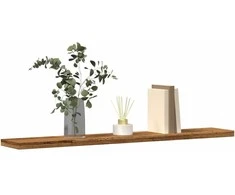 Sieninės lentynos, 4vnt., medienos, 60x20x1,5cm, mediena