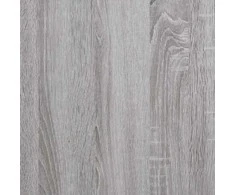 Sieninės lentynos, 4vnt., pilkos ąžuolo, 80x40x1,5cm, mediena