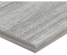 Sieninės lentynos, 4vnt., pilkos ąžuolo, 60x20x1,5cm, mediena