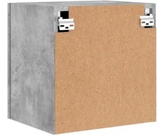 TV staliukas Sieninės TV spintelės, 2vnt., betono, 40,5x30x40cm, mediena