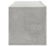 TV staliukas Sieninės TV spintelės, 4vnt., betono pilkos, 100x30x30cm