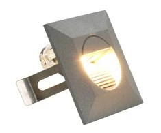 Sieniniai lauko LED šviestuvai, 6vnt., sidabriniai, 5W