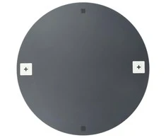 Sieniniai veidrodžiai, 2vnt., 60cm, stiklas, apskriti