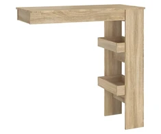 Sieninis baro staliukas, ąžuolo, 102x45x103,5cm, mediena