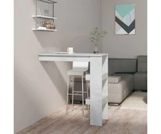 Sieninis baro staliukas, pilkas, 102x45x103,5cm, mediena