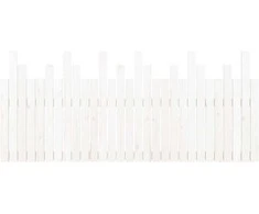 Sieninis galvūgalis, baltas, 185x3x80cm, pušies masyvas