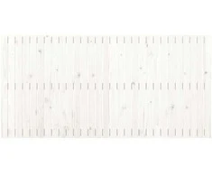 Sieninis galvūgalis, baltas, 185x3x90cm, pušies masyvas