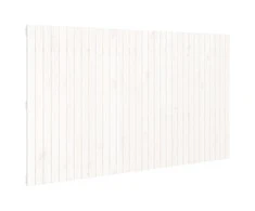 Sieninis galvūgalis, baltas, 204x3x110cm, pušies masyvas