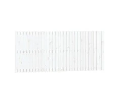 Sieninis galvūgalis, baltas, 204x3x90cm, pušies masyvas