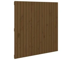 Lova Sieninis galvūgalis, medaus rudas, 108x3x110cm, pušies masyvas