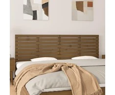 Lova Sieninis galvūgalis, medaus rudas, 166x3x63cm, pušies masyvas