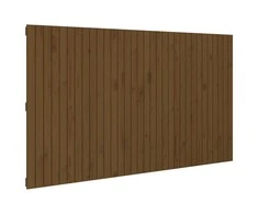 Lova Sieninis galvūgalis, medaus rudas, 204x3x110cm, pušies masyvas