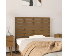 Lova Sieninis galvūgalis, medaus rudas, 81x3x63cm, pušies masyvas