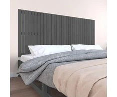 Sieninis galvūgalis, pilkas, 204x3x90cm, pušies masyvas