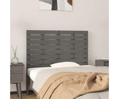 Lova Sieninis galvūgalis, pilkas, 81x3x63cm, pušies medienos masyvas