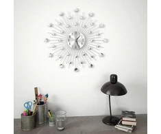 Sieninis laikrodis su kvarciniu mechanizmu, modern. diz., 50cm