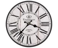 Sieninis laikrodis virtuvei, 30cm, vintažinio dizaino, Londonas