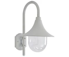 Sieninis šviestuvas Sieninis sodo šviestuvas, baltas, 42 cm, aliuminis, E27