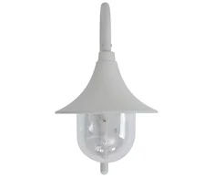 Sieninis šviestuvas Sieninis sodo šviestuvas, baltas, 42 cm, aliuminis, E27