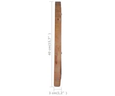 Sieninis veidrodis, 40cm, tikmedžio mediena, apskritas