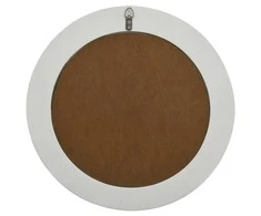 Sieninis veidrodis, baltos spalvos, 50cm, barokinio stiliaus