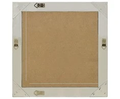 Sieninis veidrodis, sidabrinis, 60x60cm, barokinis stilius