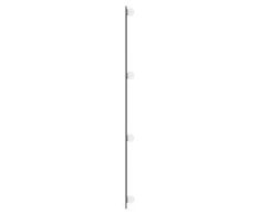 Sieninis veidrodis su LED lemputėmis, 50x100cm, stiklas