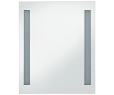 Sieninis vonios kambario veidrodis su LED, 60x80cm