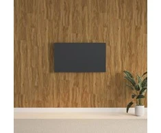 Sienų plokštės, rudos, 2,06m², PVC, medienos imitacijos