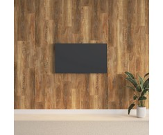 Sienų plokštės, rudos, 2,06m², PVC, medienos imitacijos