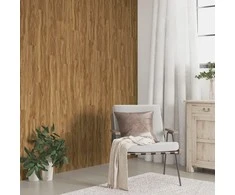 Sienų plokštės, rudos, 4,12 m², PVC, medienos imitacijos