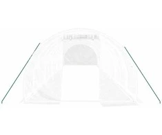 Šiltnamis su plieno rėmu, baltos spalvos, 12x3x2m, 36m²