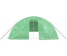 Šiltnamis su plieno rėmu, žalios spalvos, 8x5x2,3m, 40m²