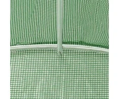 Šiltnamis su plieno rėmu, žalios spalvos, 14x5x2,3m, 70m²