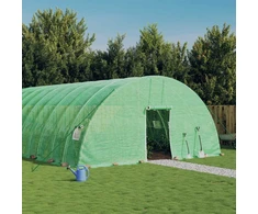 Šiltnamis su plieno rėmu, žalios spalvos, 8x6x2,85m, 48m²