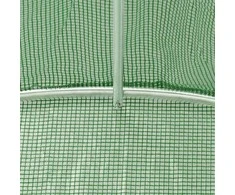 Šiltnamis su plieno rėmu, žalios spalvos, 10x2x2m, 20m²