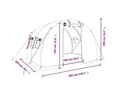 Šiltnamis su plieno rėmu, žalios spalvos, 3x2x2m, 6m²