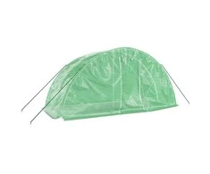 Šiltnamis su plieno rėmu, žalios spalvos, 5x2x2,3m, 10m²
