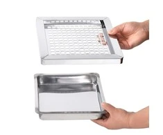 Šiukšliadėžė-peleninė, nerūdijantis plienas, 36l