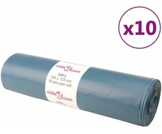Šiukšlių maišai, 100vnt., mėlynos spalvos, 240l